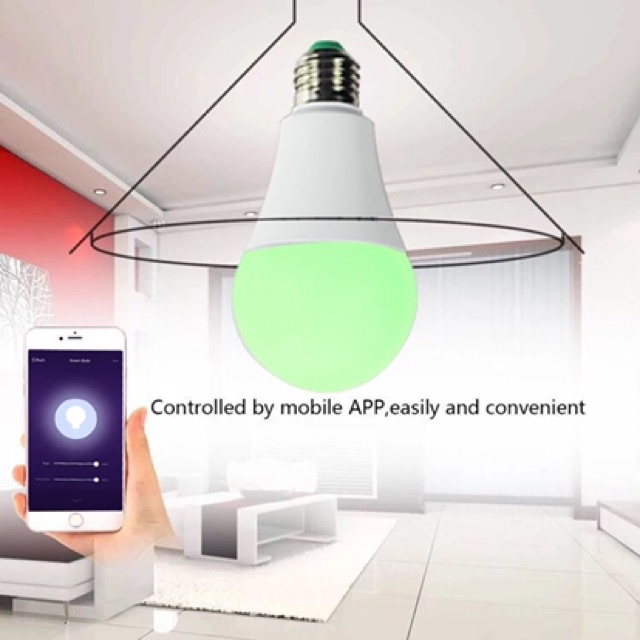 Đèn Led Bulb thông minh 16 triệu màu công suất 10W xài app Tuya/ smart life