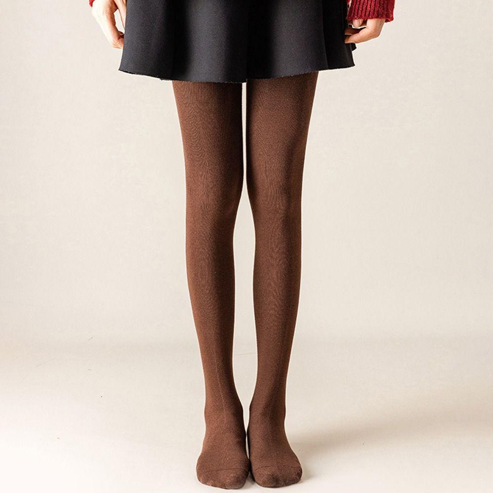 AROMA Vớ Cotton Cổ Cao Co Giãn Chống Trượt Màu Trơn Dễ Thương Phong Cách Nhật Bản Cho Nữ