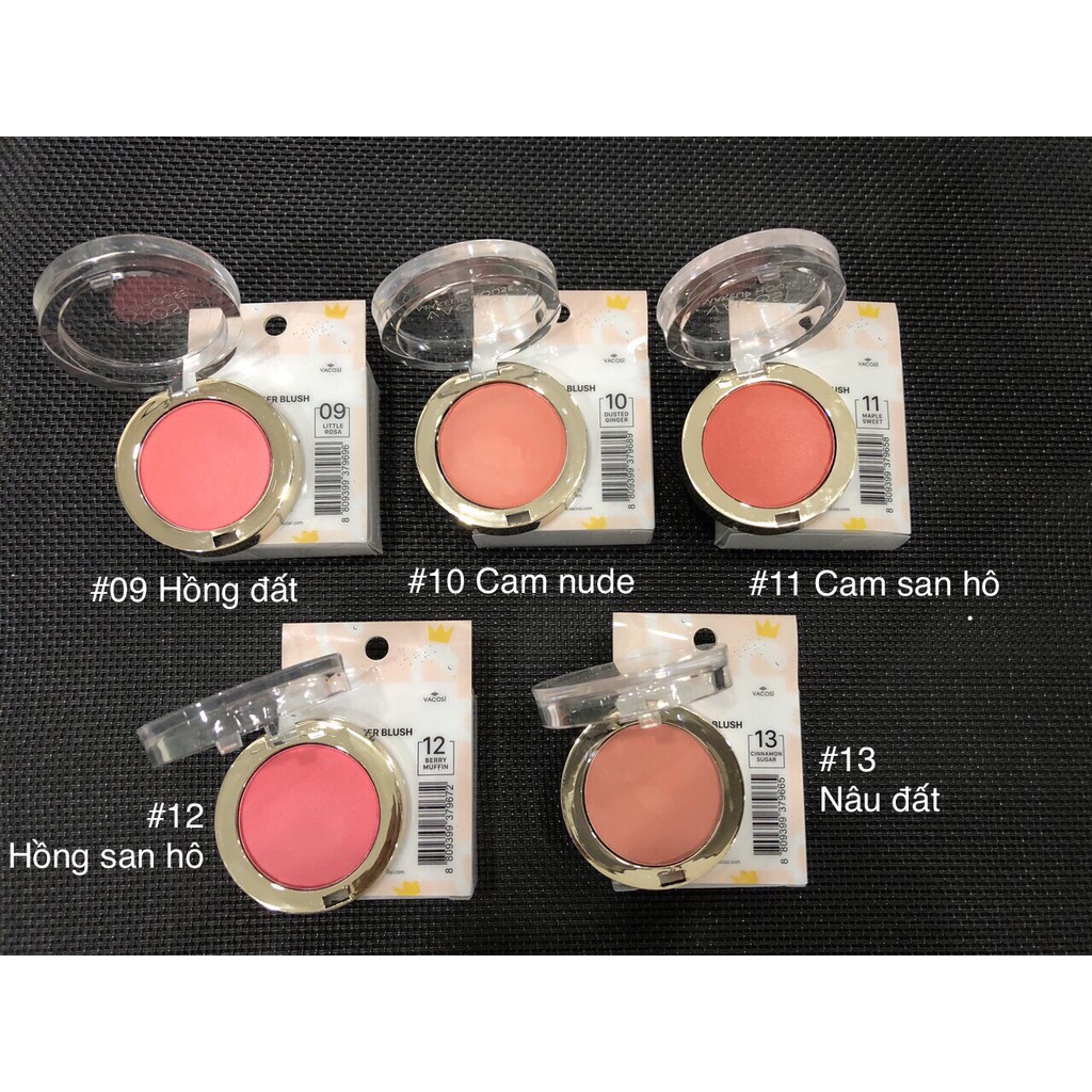 Phấn má hồng dạng hộp Vacosi 5g | BigBuy360 - bigbuy360.vn