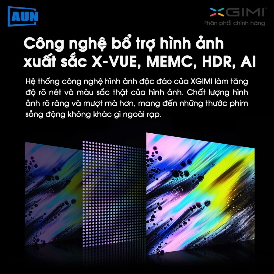 Máy chiếu mini Xgimi Elfin Fullhd 1080p - hỗ trợ 4K HDR,công nghệ DLP, 3D độ sáng cao 800 Ansi lumens