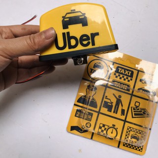 Đèn taxi, uber gắn xe máy
