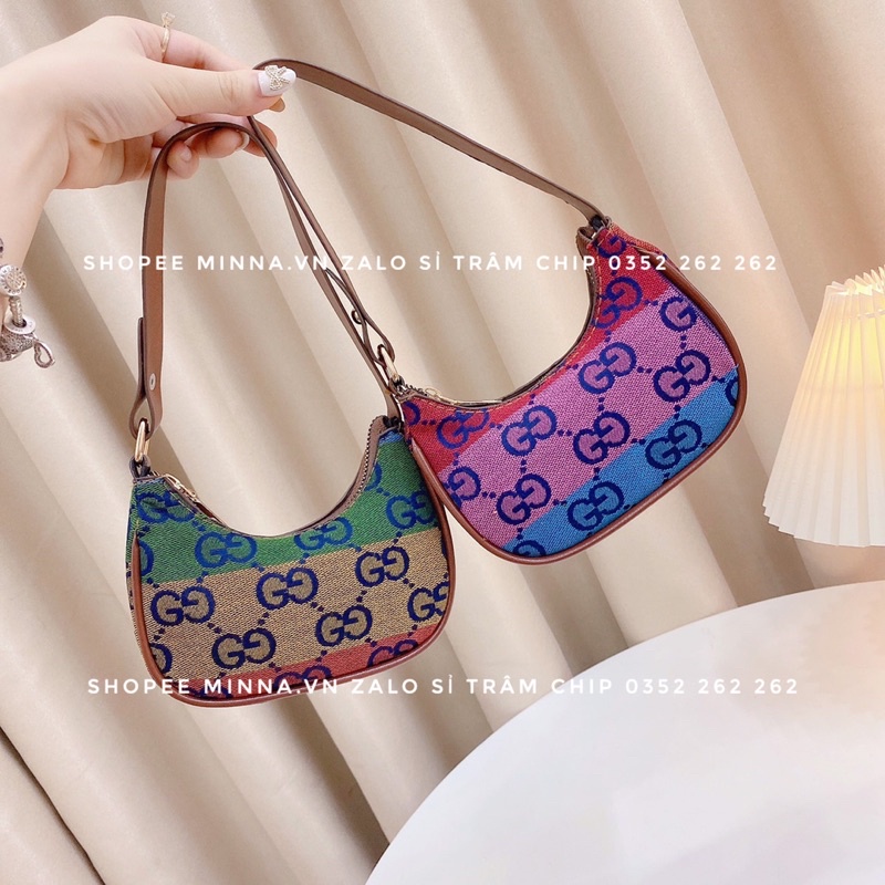 Túi Kẹp Nách Cho Bé Vải Nhiều Hoạ Tiết Mini Size 14