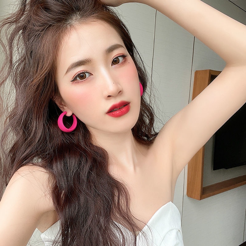 Bông tai, khuyên tai tròn bản dày cá tính