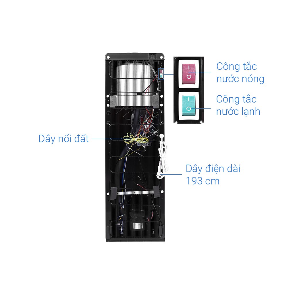 Cây nước nóng lạnh Toshiba RWF-W1917TV - Hàng chính hãng - Cung cấp nước nóng, lạnh nhanh