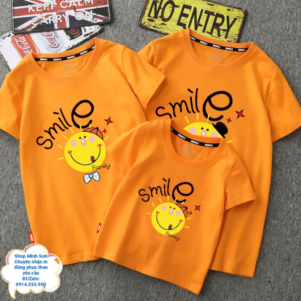🌤🌞🌤VIDEO ÁO THUN GIA ĐÌNH SMILE ĐI CHƠI , ÁO GIA ĐÌNH ĐI BIỂN CHẤT COTTON LOẠI 1 ĐỦ MÀU ĐỦ SIZE ĐẾN 110KG