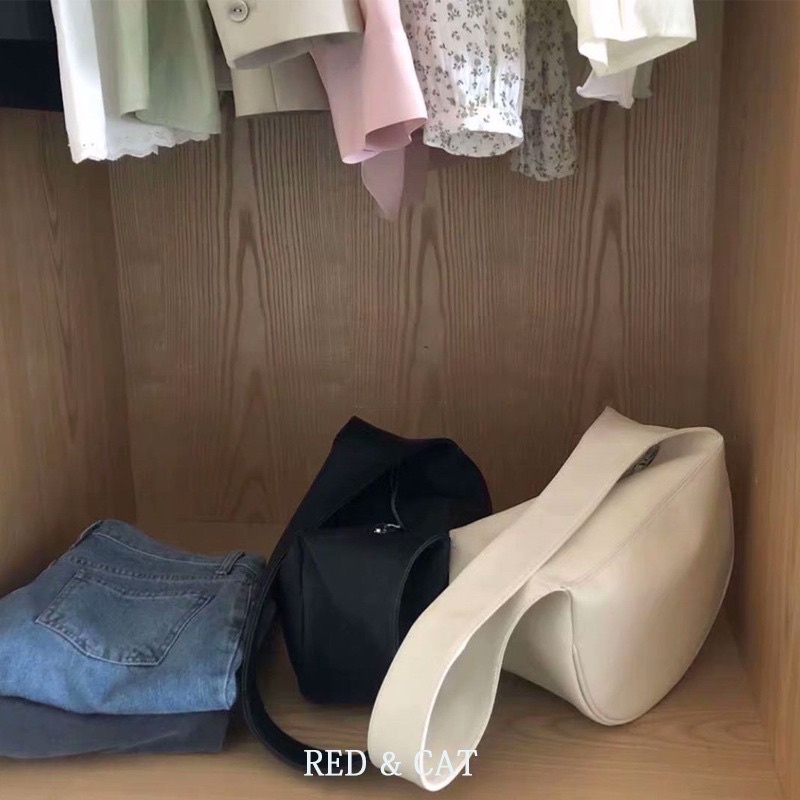 Túi da hobo đeo chéo quai bản to cá tính phong cách Ulzzang