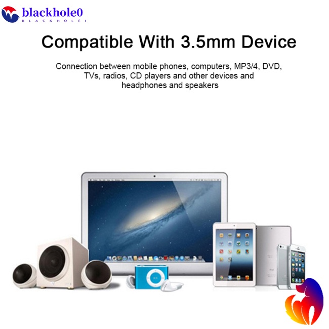 Dây Cáp Nối Dài Tai Nghe Điện Thoại 3.5mm Bằng Hợp Kim Nhôm