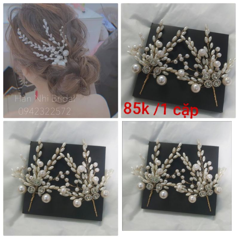 cặp cài cô dâu xinh