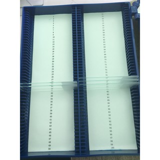 Hộp đựng lam kính 100 vị trí - Hàng chính hãng Biologix