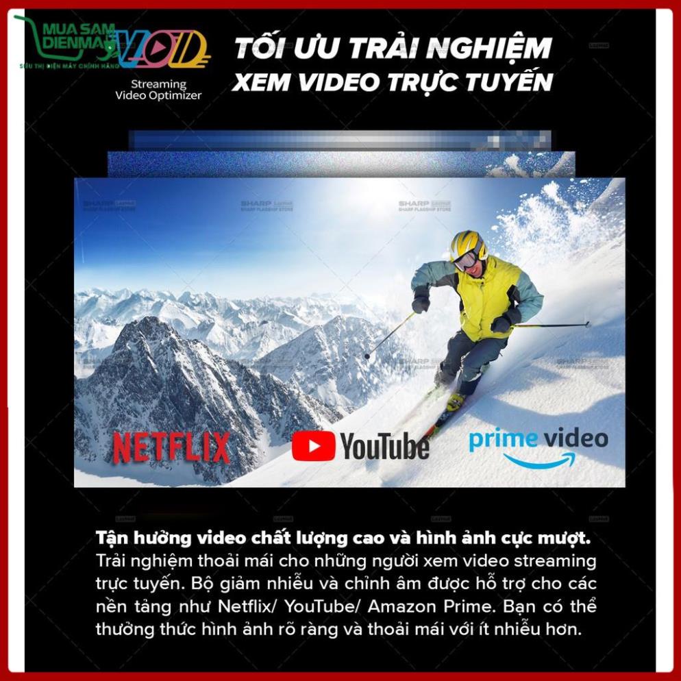 Smart Tivi Sharp 70 inch 8K 8T-C70DW1X - SX Malaysia BH 27 tháng--Chỉ giao tại HN--