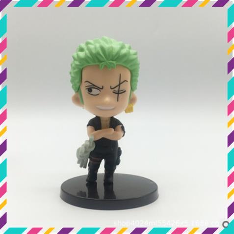 Mô Hình Nhân Vật OnePiece, Luffy, Zoro, Sanchi ChiBi, Cao 12,5cm - Trang Trí Decor Phòng Học - Tượng Figure One Piece