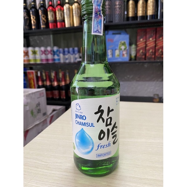Soju Hàn Quốc Jinro 360ml-Vị Truyền Thống Chamisul Fresh