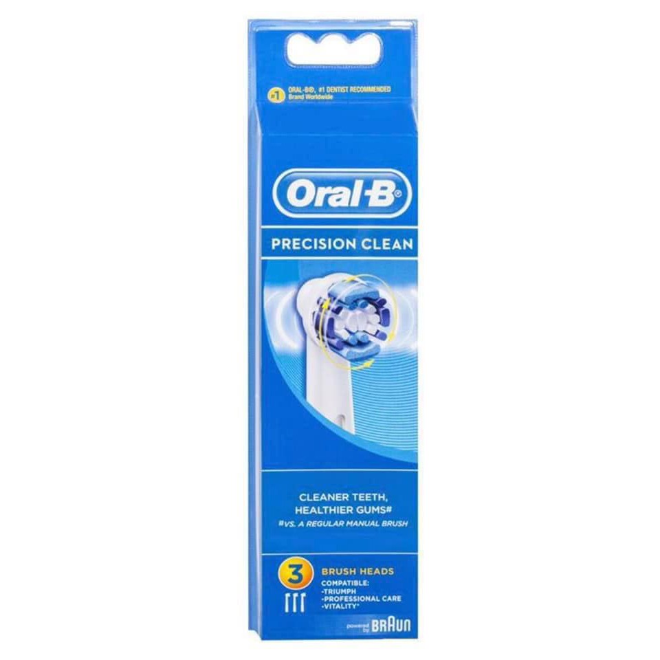 Đầu bàn chải điện Oral-B Precision/ Floss/Cross/3D white -Tách lẻ 1 đầu