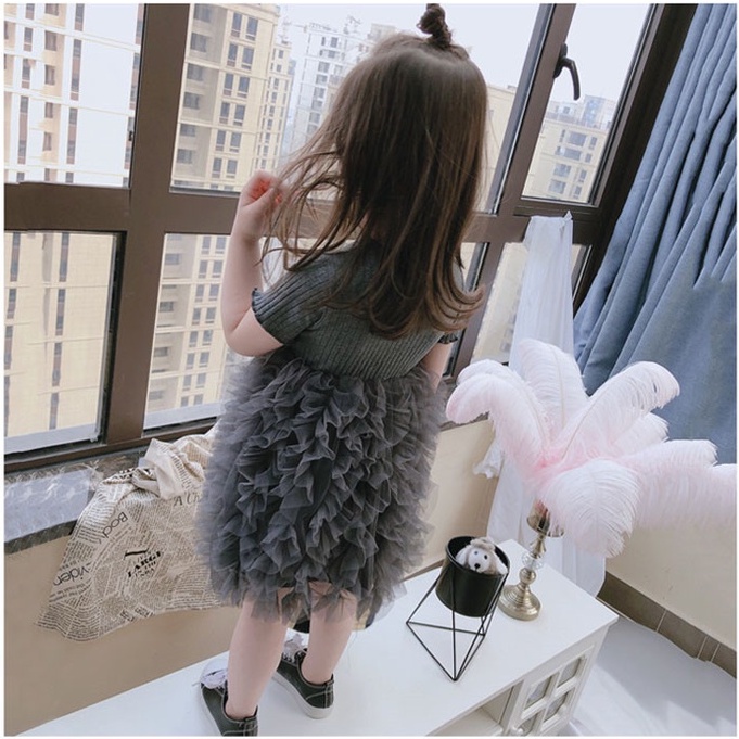 Váy công chúa, đầm bé gái mùa hè chất cotton thoáng mát nhiều hoạt tiết dễ thương QATE33