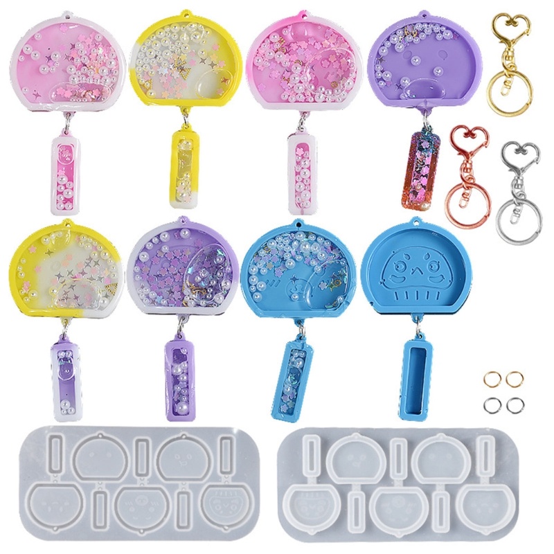 Khuôn silicone Làm Móc Khóa Trang Trí diy