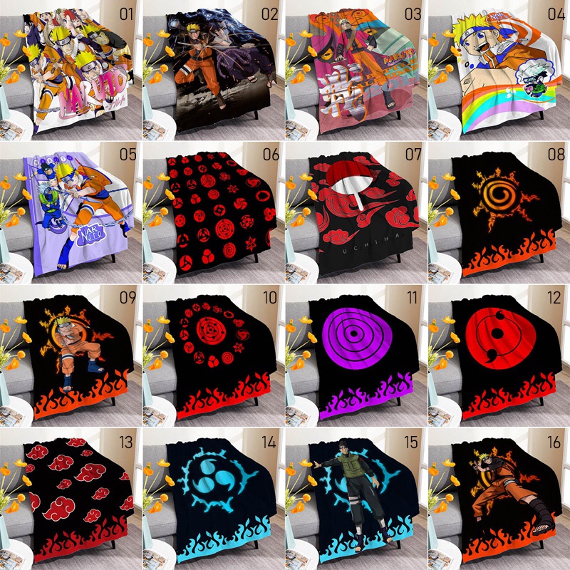 Chăn Lông Cừu Họa Tiết Naruto Uzumaki Năm 2022 Trang Trí Nhà Cửa