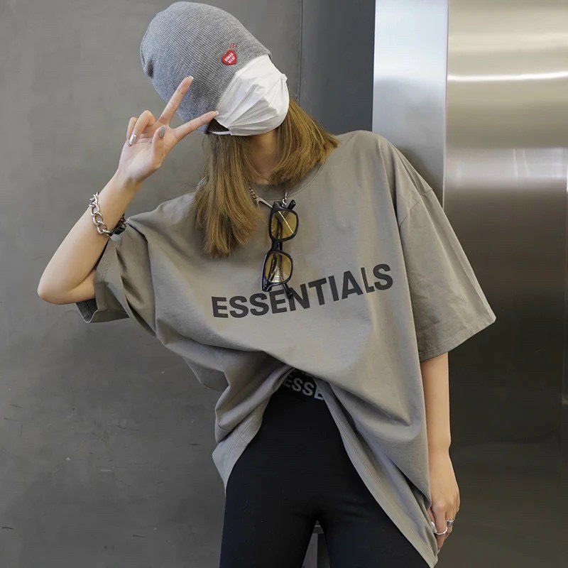 ÁO THUN TAY LỠ UNISEX HÓT TREND ESSENTINALS CỰC ĐẸP NHIỀU MÀU