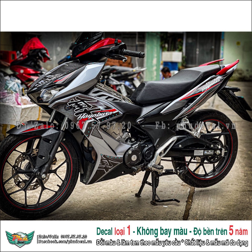 Tem rời Winner x Bạc Hayabusa (2)