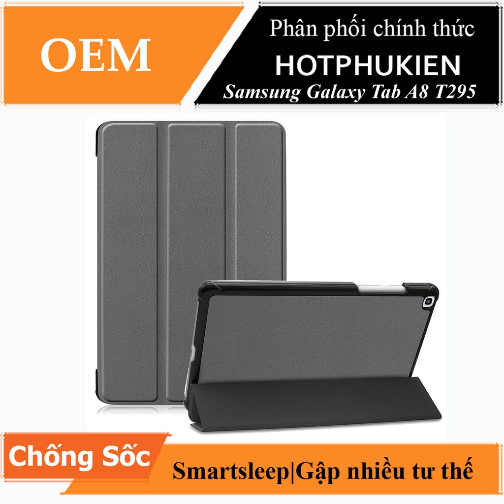 Bao da chống sốc siêu mỏng cho máy tính bảng Samsung Galaxy Tab A8 8.0 T290 / T295 / T297 hiệu HOTCASE