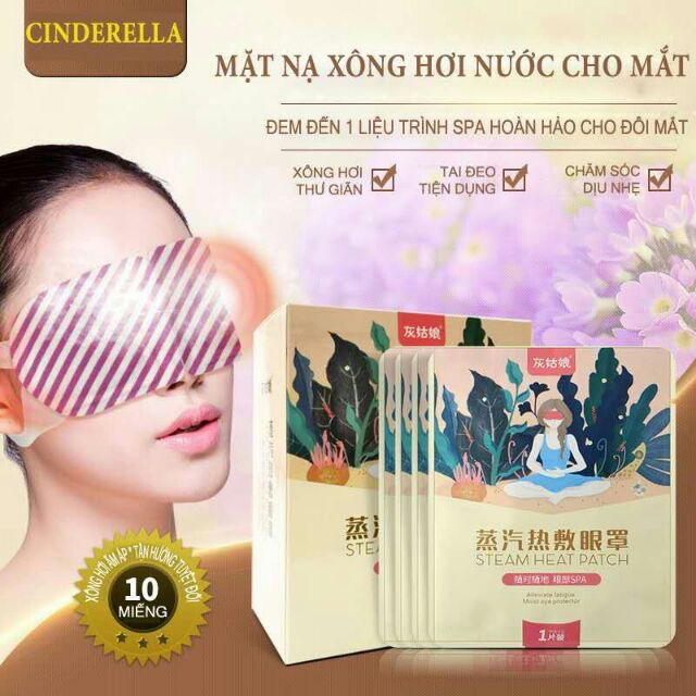 MẶT NẠ XONG HƠI CHO MẮT CINDERELLA | BigBuy360 - bigbuy360.vn