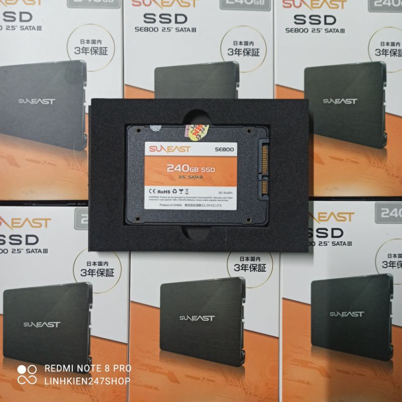 Ổ cứng SSD 2.5" 240Gb thương hiệu SunEast giá tốt nhất