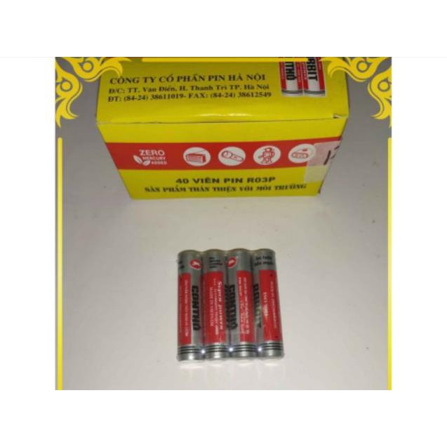 Vỉ 4 Viên Pin đũa AAA, pin tiểu AA 1.5V Con thỏ - HV Store 190