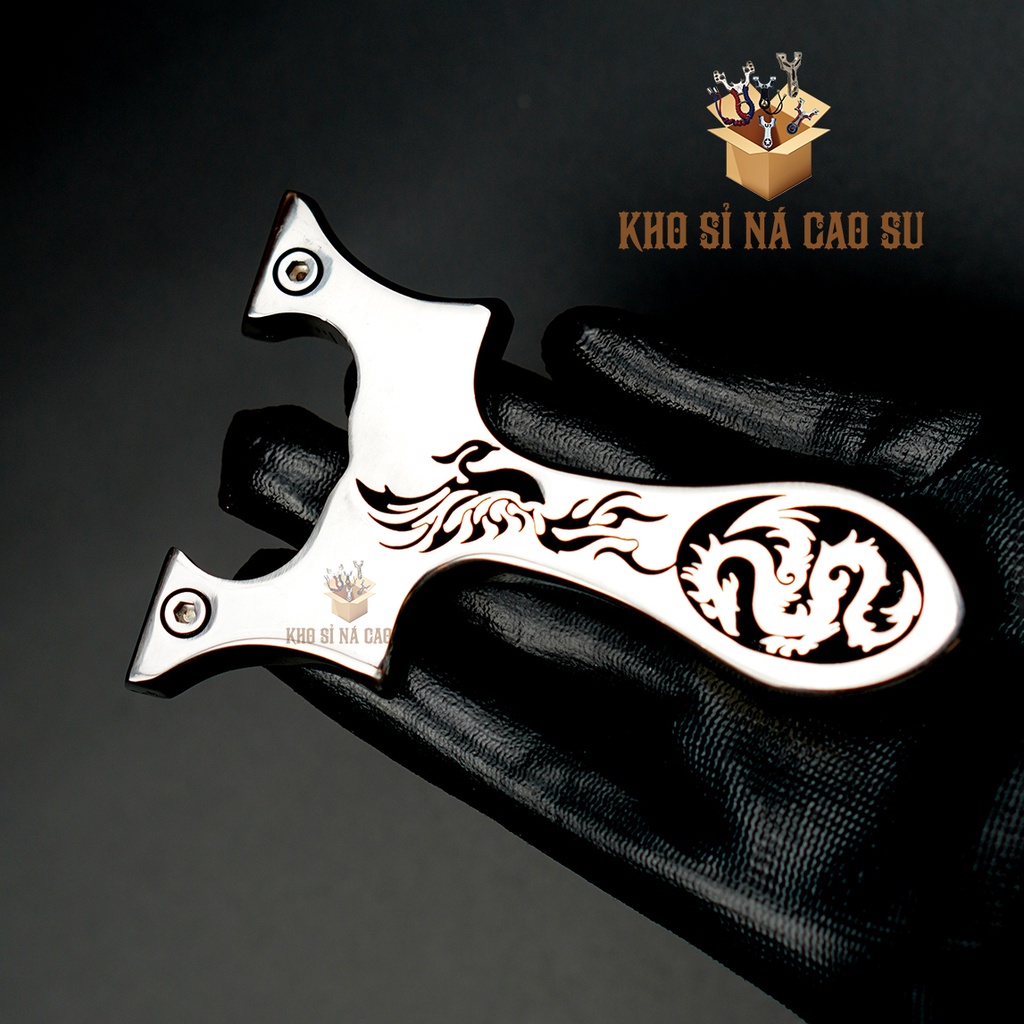 [SIÊU CHẤT] Ná cao su Long Phụng Inox 304 Cao Cấp Chống Gỉ Cầm Đầm Tay Rất Chắc Chắn, Chơi Là Ghiền, Siêu Bền Bỉ