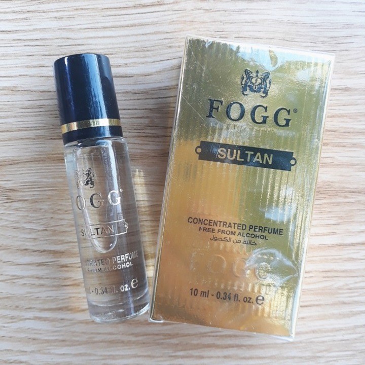 TINH DẦU NƯỚC HOA FOGG SULTAN DẠNG LĂN 10 ML