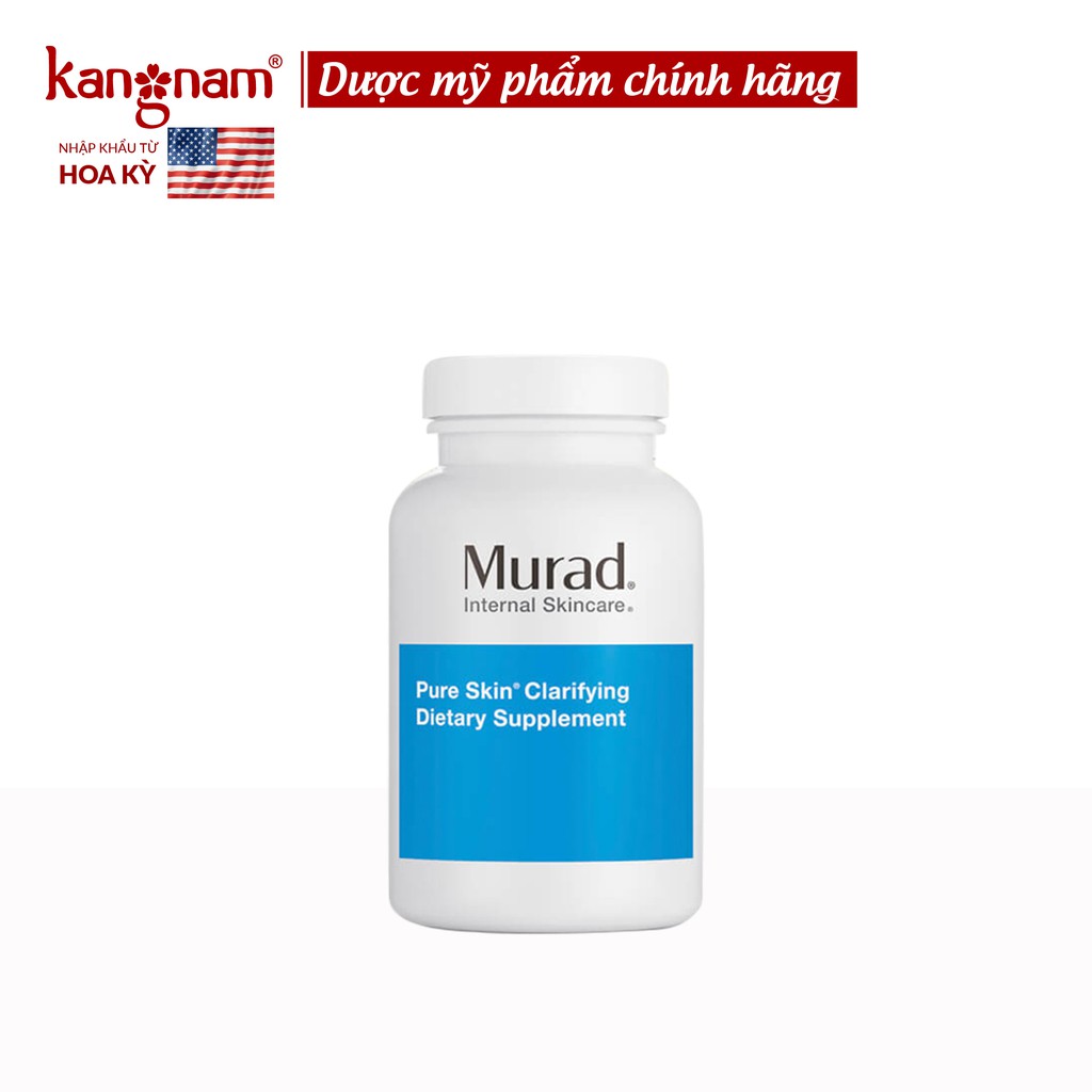 Viên uống hỗ trợ giảm mụn Murad (120 viên/ hộp) + Gel ngừa mụn Clarifying Oil-Free Water Gel (50ml) TẶNG 30 day acne kit | BigBuy360 - bigbuy360.vn