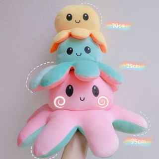 (Bán Lẻ Giá Sỉ) Bạch Tuộc Cảm Xúc Size To 35CM Bạch Tuộc Cảm Xúc 2 Mặt Vui - Giận