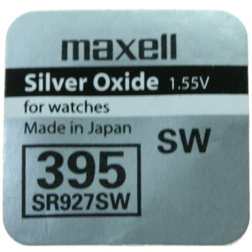 Pin Maxell 395 SR927SW dành cho đồng hồ dùng pin 927 / 395 / AG7 / LR721 (Loại tốt - Giá 1 viên)