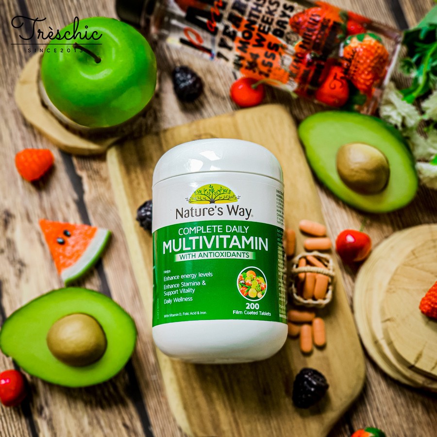 Vitamin Tổng Hợp Rau Củ Nature’s Way Complete Daily Multivitamin 200 viên