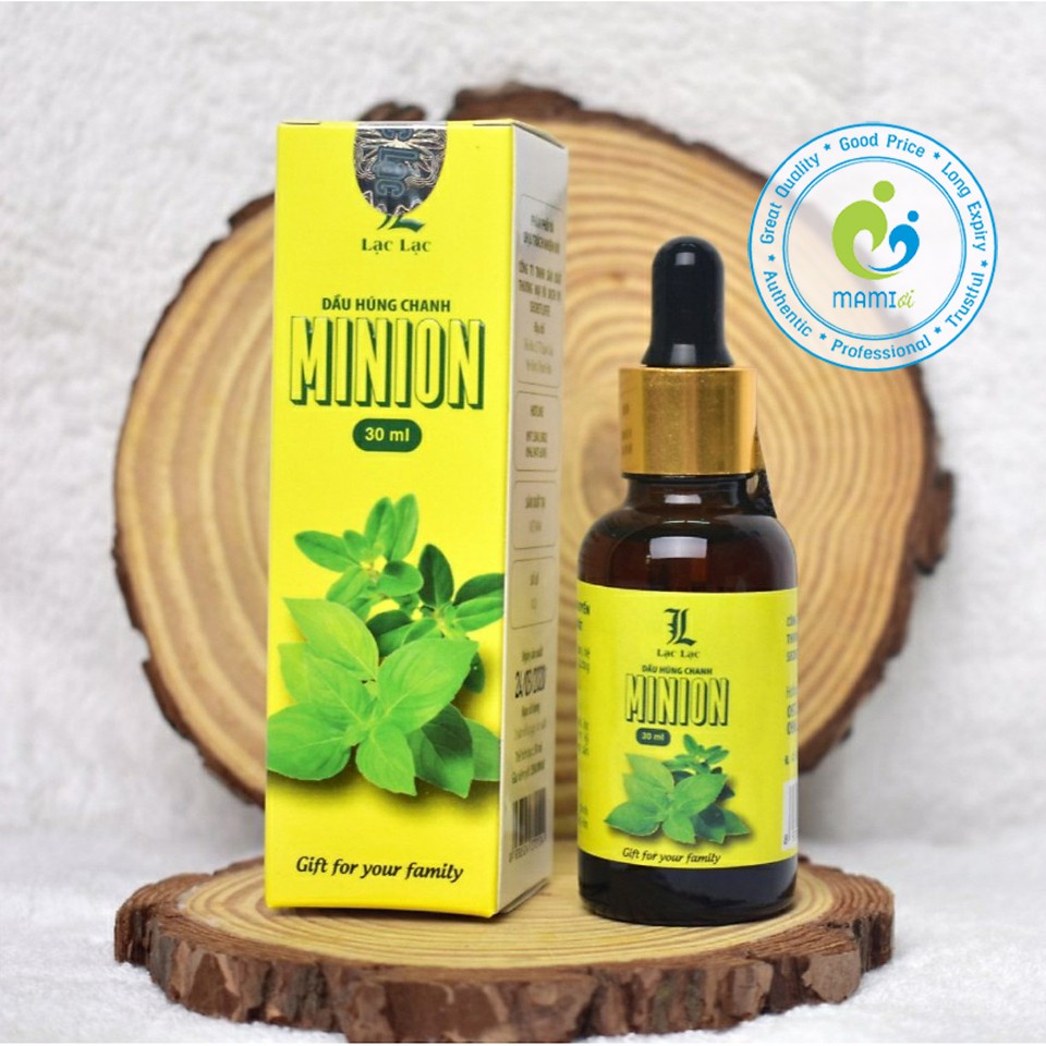 Tinh dầu Minion (30ml) xoa húng chanh giải cảm ho, giúp thư giãn ngủ ngon