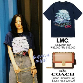 [ORDER] Áo phông Seaworld giống Seulgi Red Velvet (trắng/xanh navy)