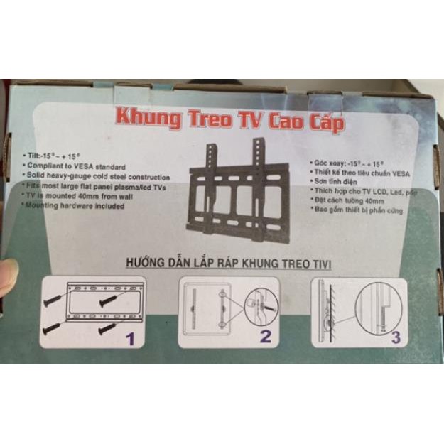 Khung treo tivi led-LCD -pdp cao cấp cố định ,26-32,37-42 ,42-52,52-62in