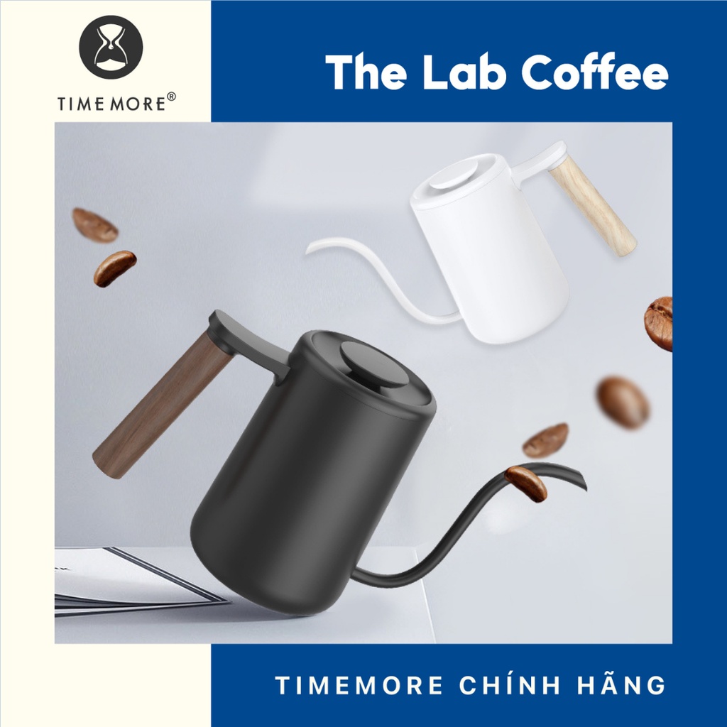 Ấm drip rót cổ ngỗng Timemore Fish Youth (700ml) | Bình rót cà phê cỗ ngỗng phù hợp cho Pour Over | Chính hãng Timemore