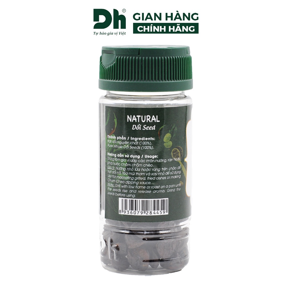 Hạt dổi khô nguyên chất Natural DH Foods chế biến thực phẩm 30gr - DHGVT71