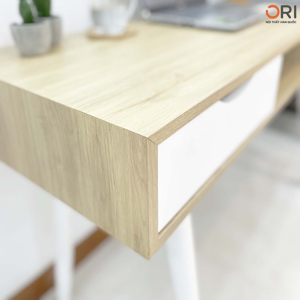 BÀN LÀM VIỆC CAO CẤP CÓ 2 NGĂN KÉO TIỆN LỢI - CABIN TABLE - ORI NỘI THẤT HÀN QUỐC