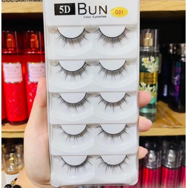 Mi giả lông chồn 5D cao cấp bộ 5 cặp siêu tự nhiên