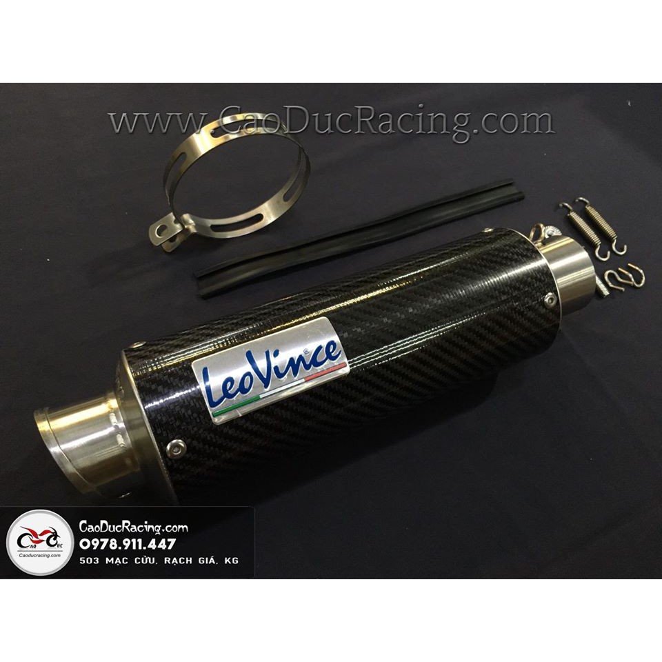 Sỉ Lon Pô Leovince F1 Plus - Lon dài - Đít sắt Nổ nghe cực hay