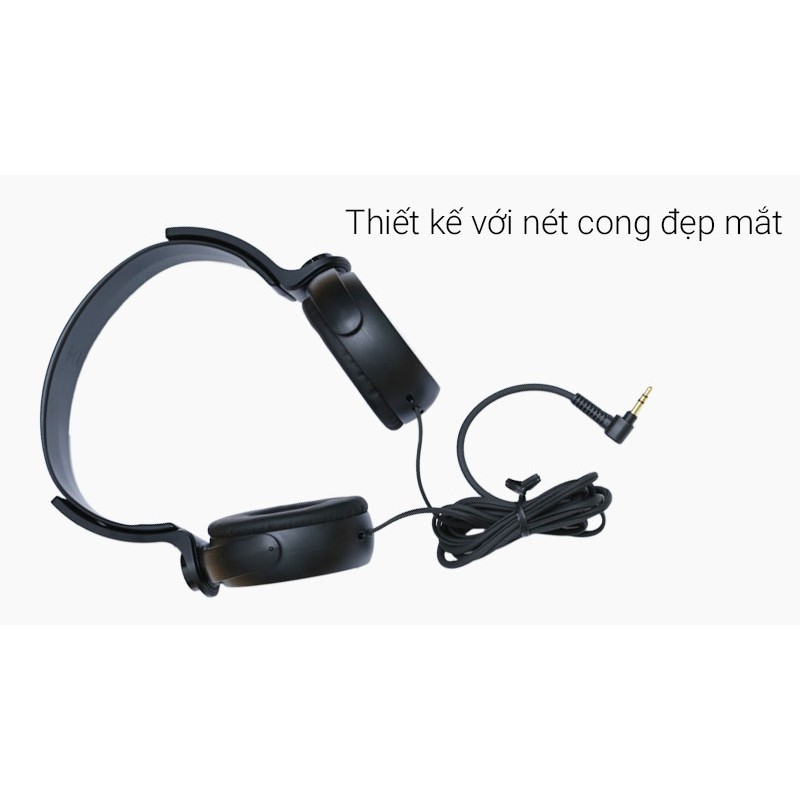 [Mã ELMS5 giảm 7% đơn 300k] Tai Nghe Chụp Tai SONY MDR-XB250/BQE