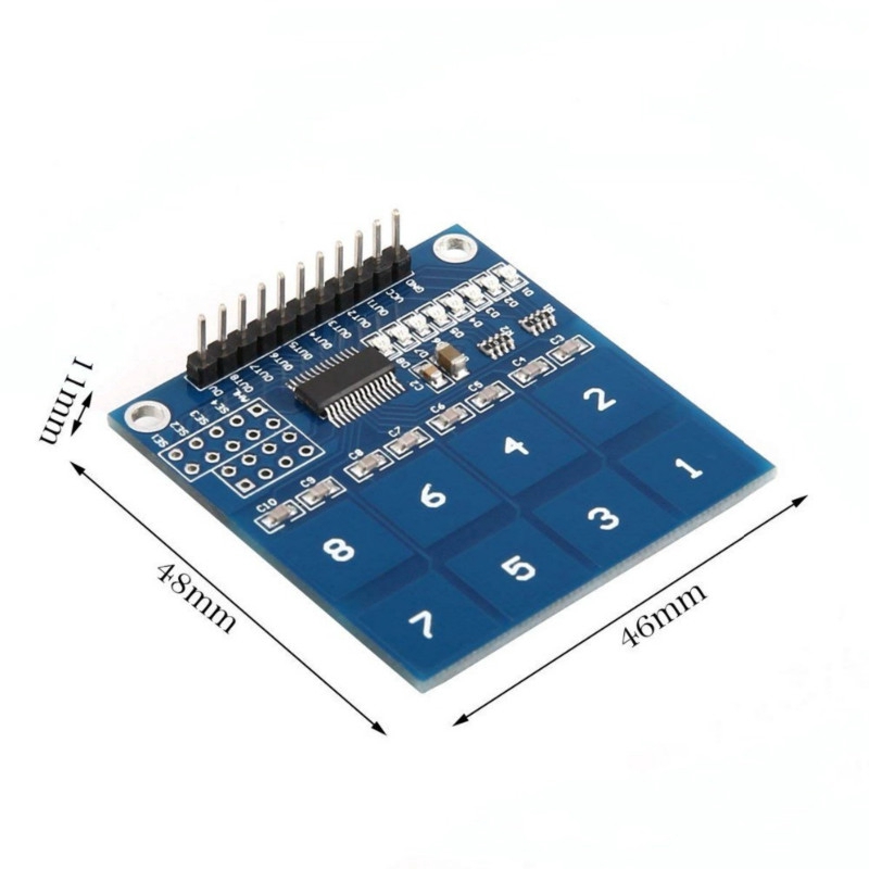 Cảm biến chạm 8 phím TTP226 - Module touch sensor cảm ứng điện dung