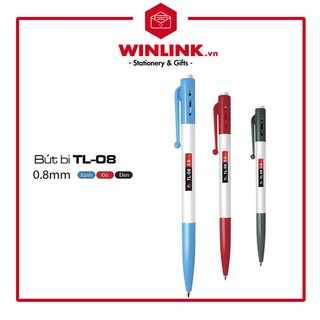 Bút Bi Bấm 0.8mm TL-08