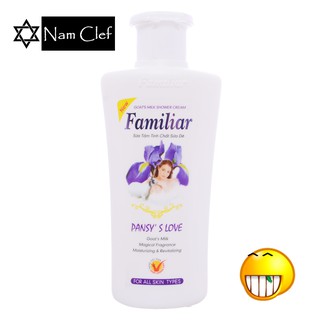 Sữa tắm tinh chất sữa dê Familiar hương Pansy's Love 250ml