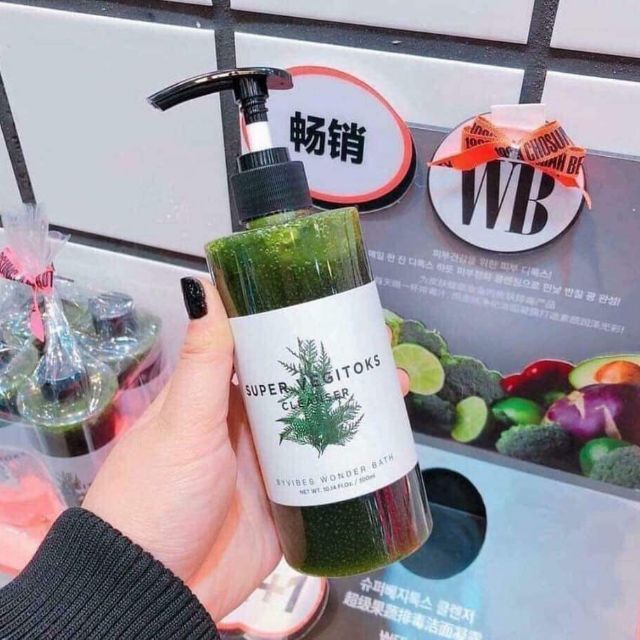 SỮA RỬA MẶT Rau Má SUPER VEGITOKS CLEANSER