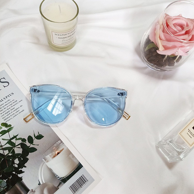 Mắt Kính Thời Trang Nam Nữ Huyền Thoại Biển Xanh Form Tròn Siêu Cá Tính - Hazo