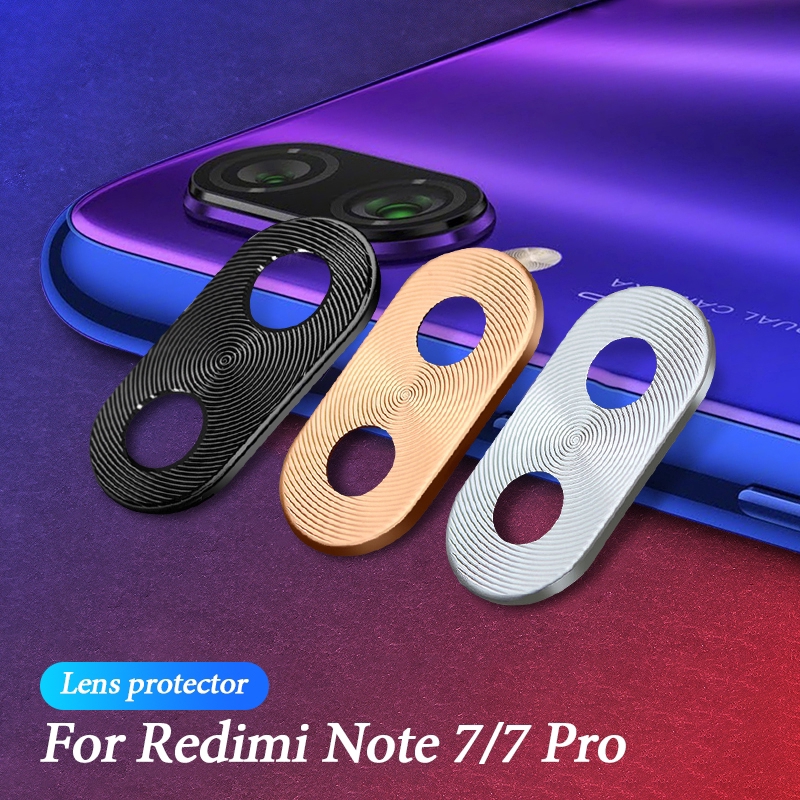 Ốp kim loại bảo vệ ống kính camera sau điện thoại Xiaomi Mi9 SE Redmi7 Note 7 K20 Pro