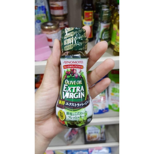 Dầu oliu nguyên chất Ajinomoto Olive Extra Virgin Nhật 70g date mới