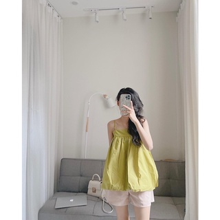Set áo 2 dây kèm quần short xinh Samhyewear