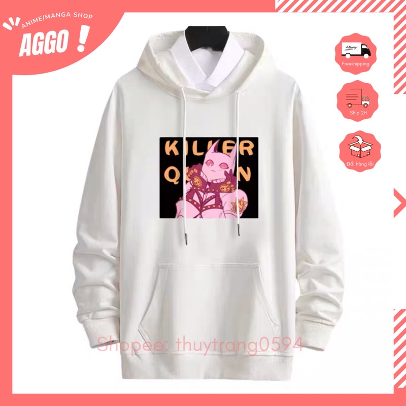 Áo Hoodie Dài Tay Nam Nữ Anime JOJO Bizarre Adventure - Đủ Size